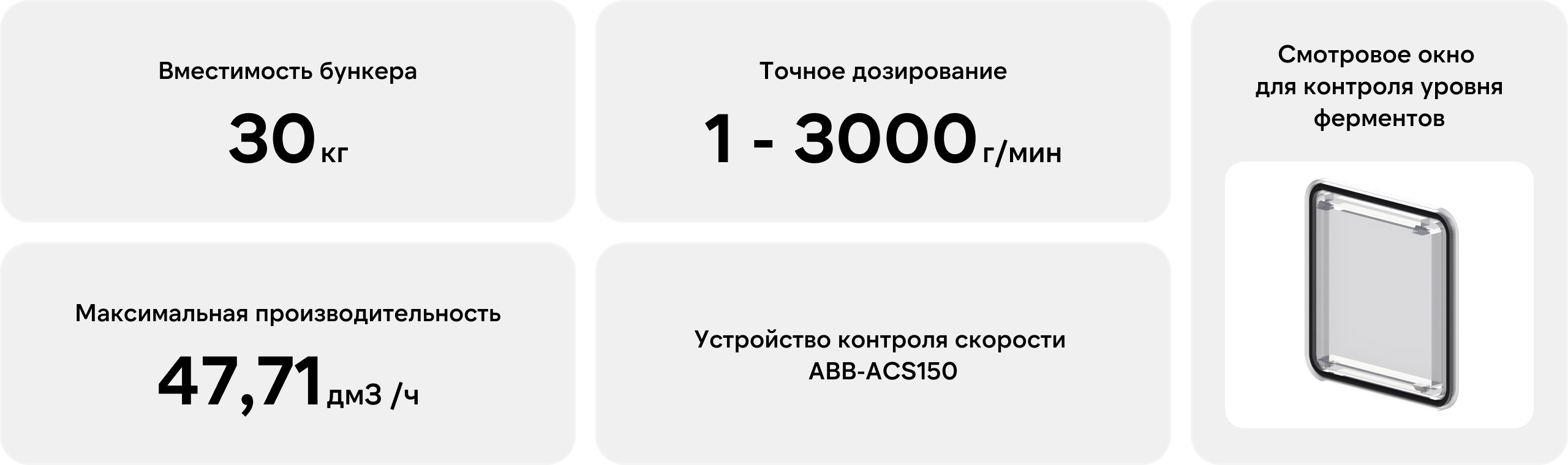 ED110 Дозатор для ферментов муки на производстве